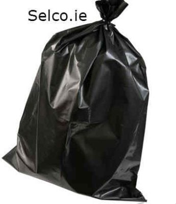 Strong Black Refuse Sacks Bin Bags Ireland - Selco.ie