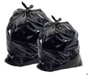 Strong Black Bin Bags on Roll -Everyday Refuse Sacks