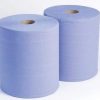 Garage Industrial Wiper Rolls Blue, Adapt Paper Products