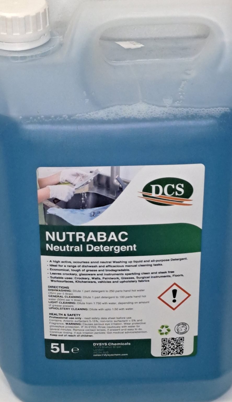 Healthcare Neutral Liquid Bactericidal Detergent- Nutrabac ...